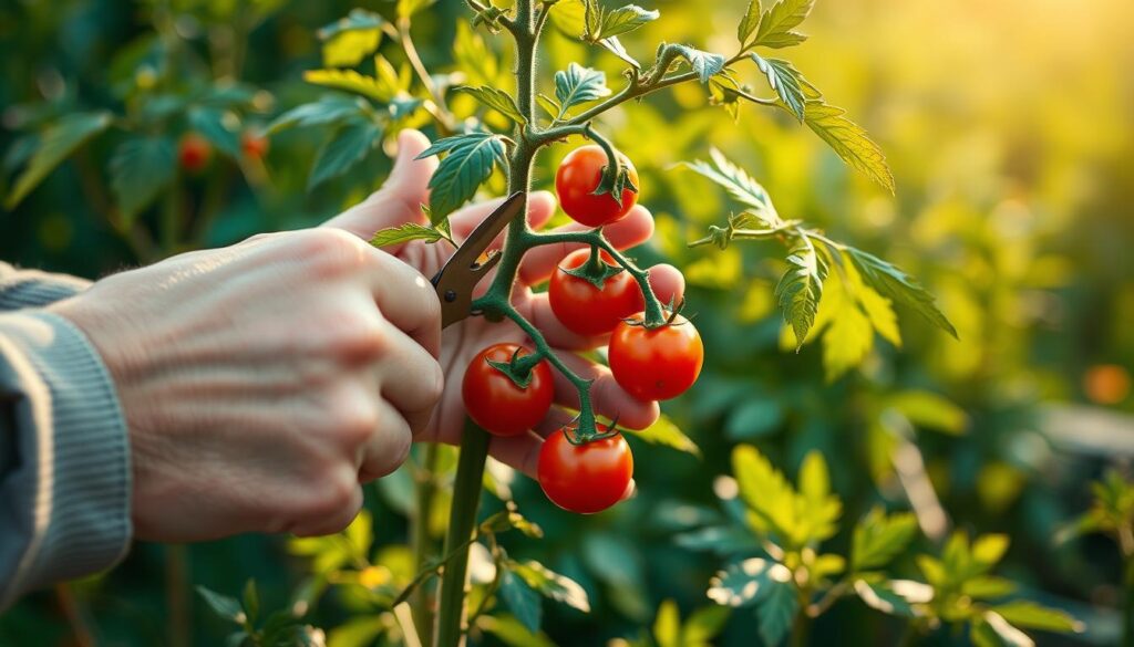 how to prune cherry tomato plants
