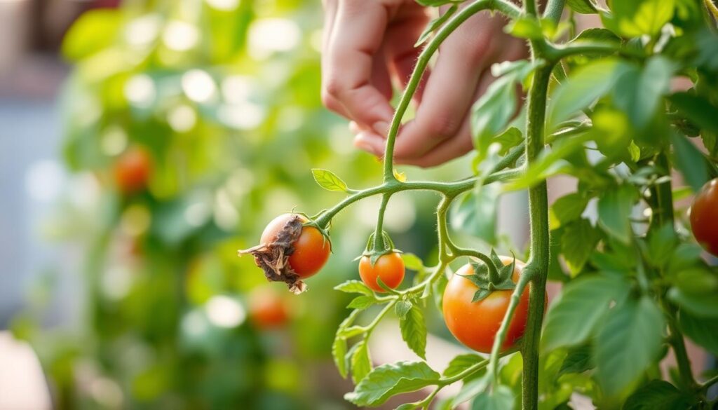 tomato plant pruning troubleshooting