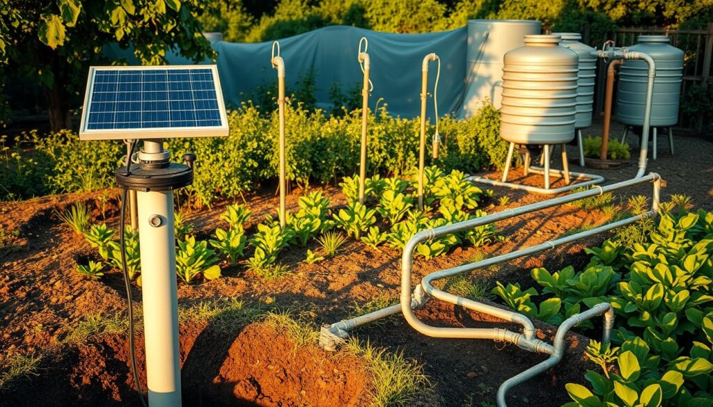 backyard farm water systems setup