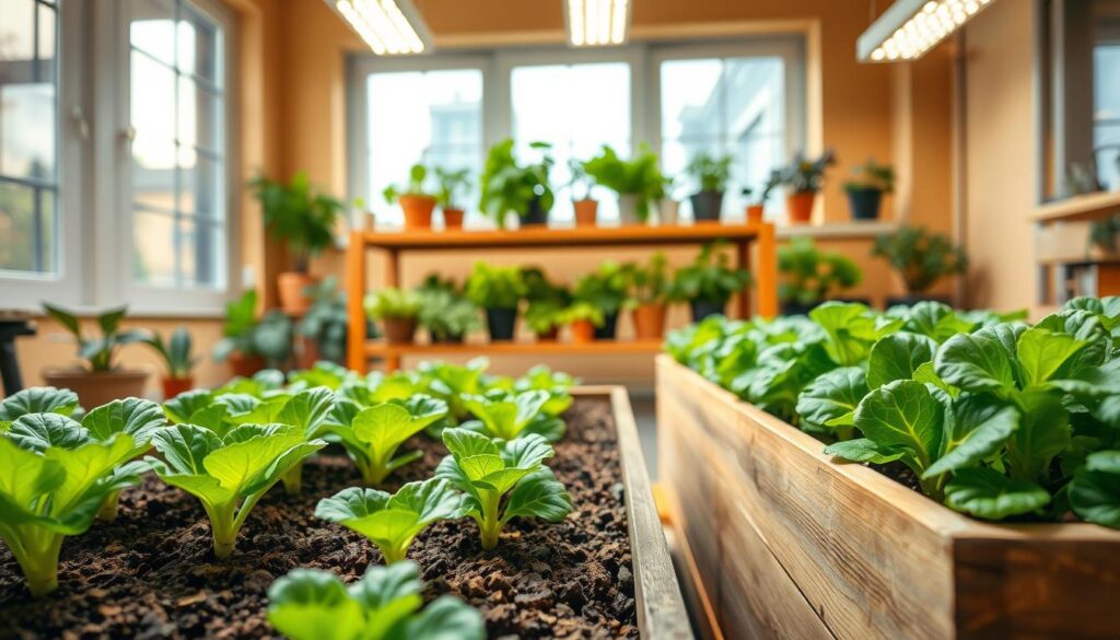 how to grow lettuce indoors