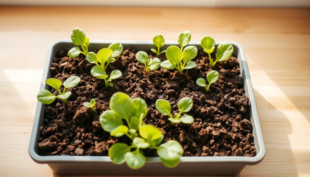 indoor lettuce soil mix
