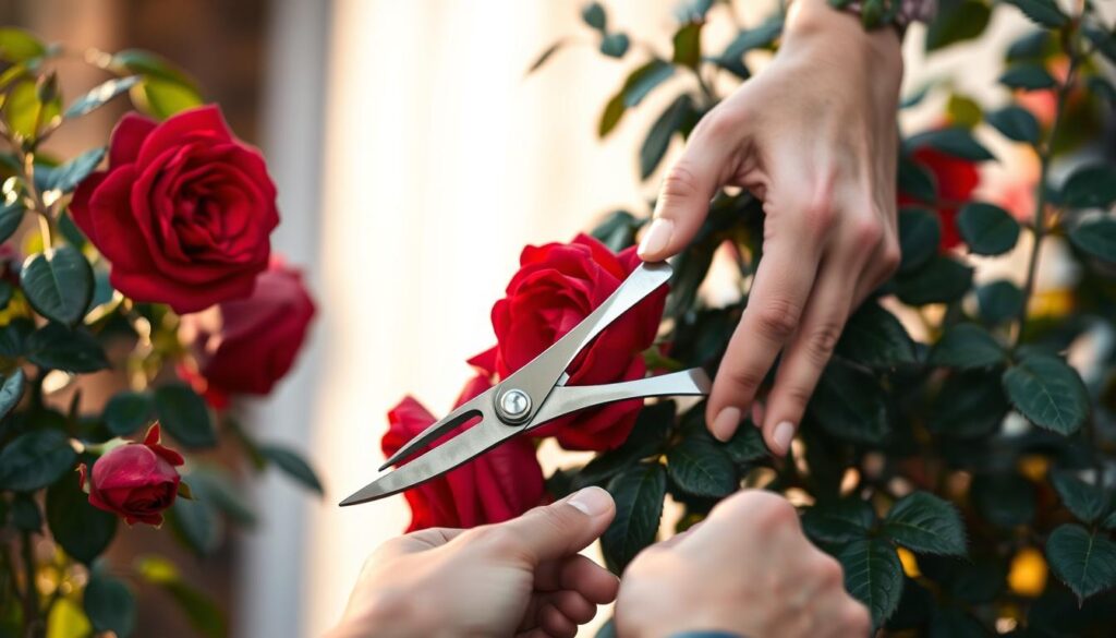 pruning Knock Out roses