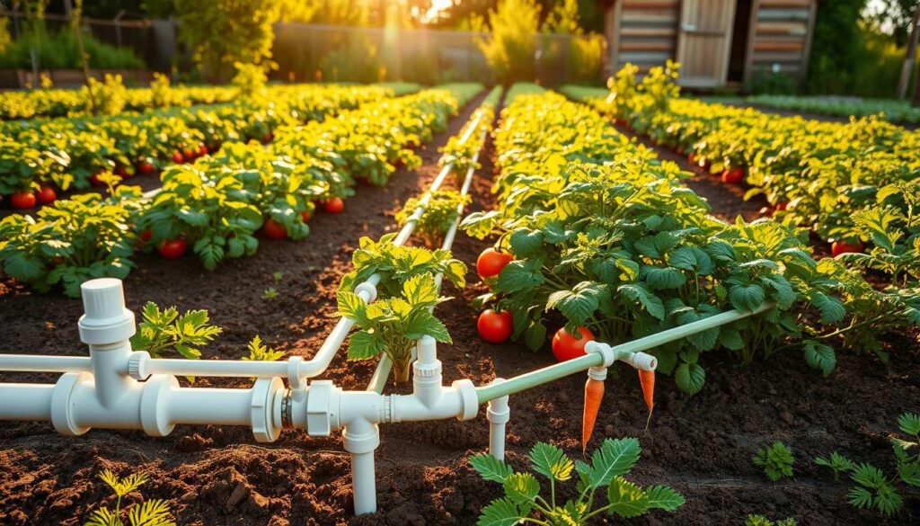 vegetable garden irrigation